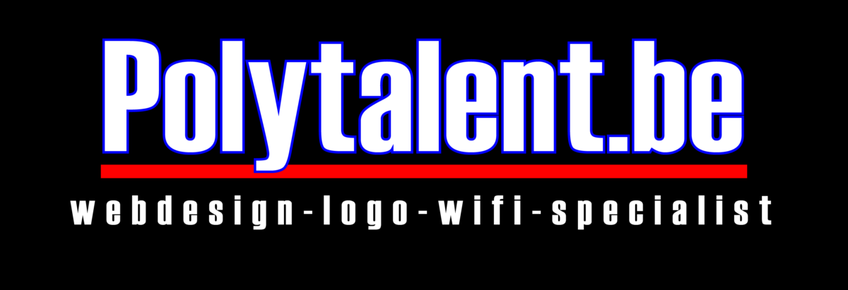Logo Polytalent.be - Webdesign, logo en wifi-specialist